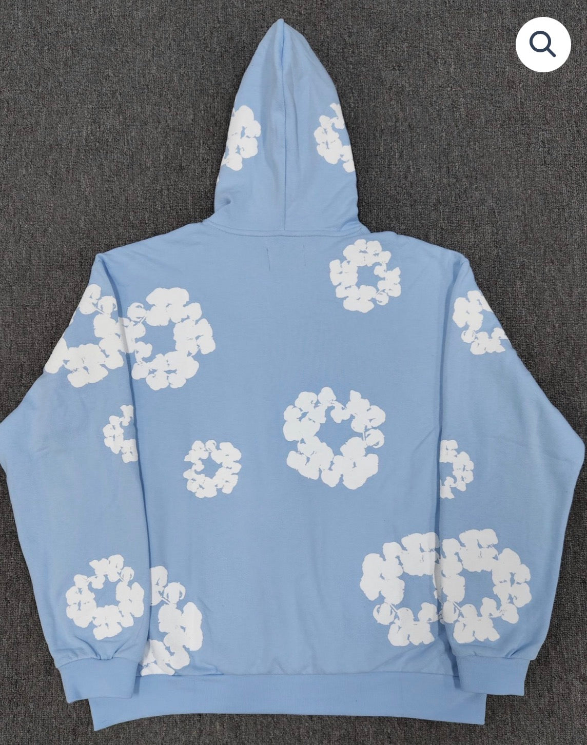 Light Blue Denim Tears Hoodie