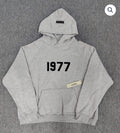 Grey FOG 1977 Essentials Hoodie