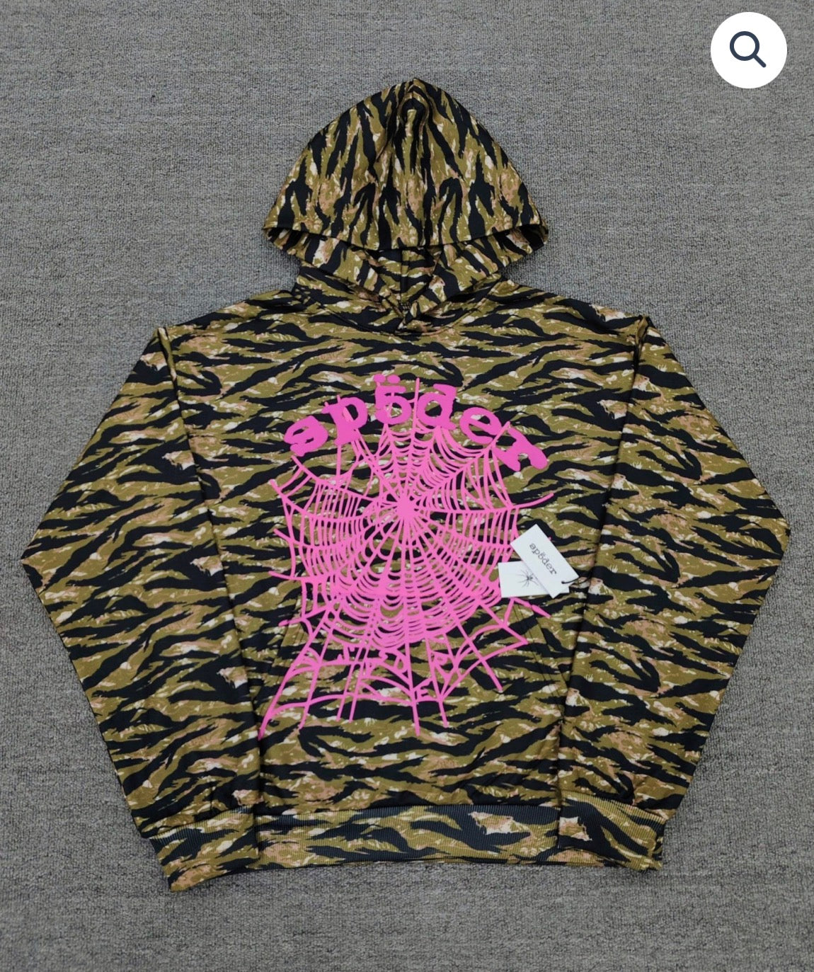Sp5der OG Web V2 Tiger Camo Hoodie