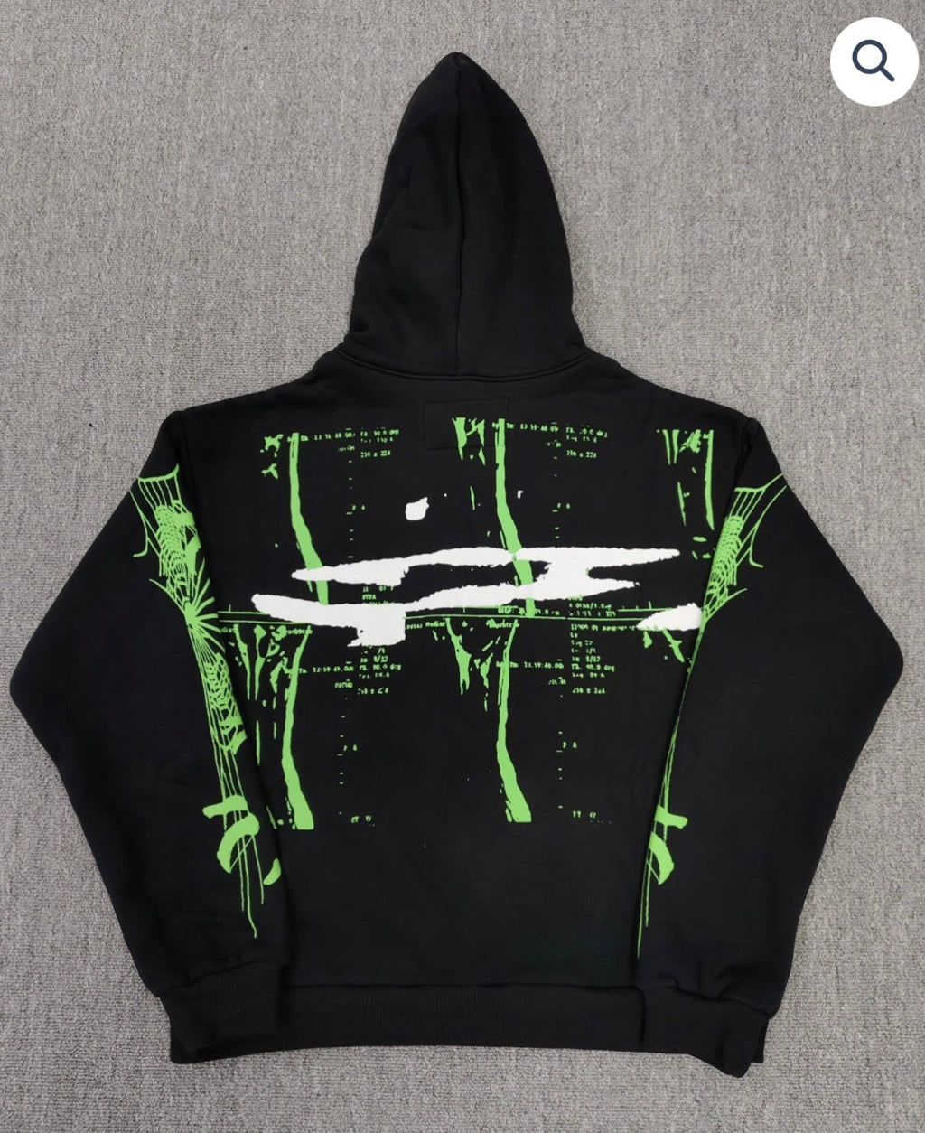 Slime Green X-Ray Sp5der Hoodie