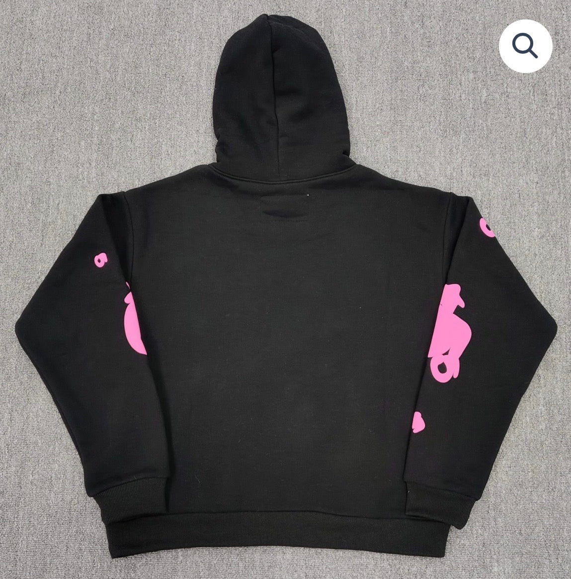 Black/Pink Sp5der Hoodie